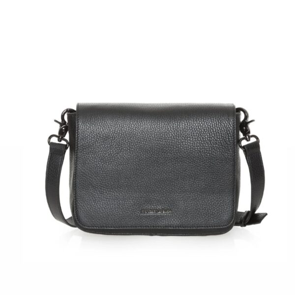 Γυναικεία Δερμάτινη Crossbody Bag Mandarina Duck Mellow Μαύρο