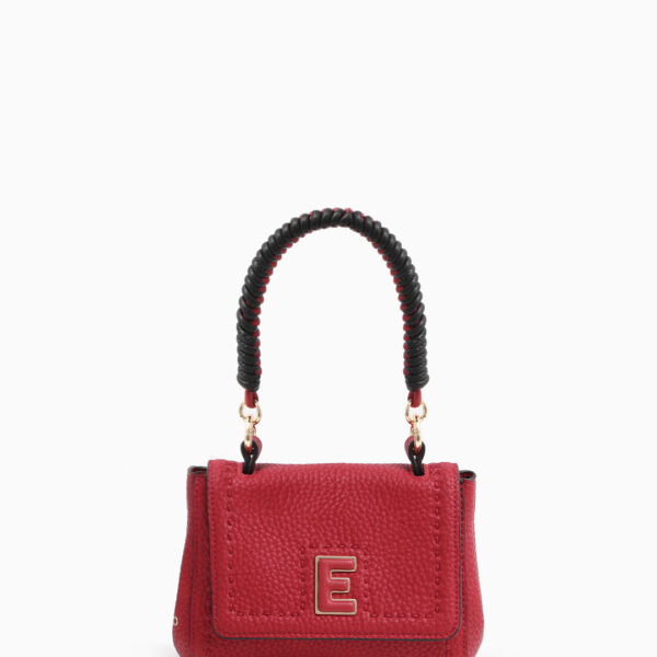 Γυναικεία Eco Leather Mini Flap Bag Ermanno Scervino Eba Κόκκινο.