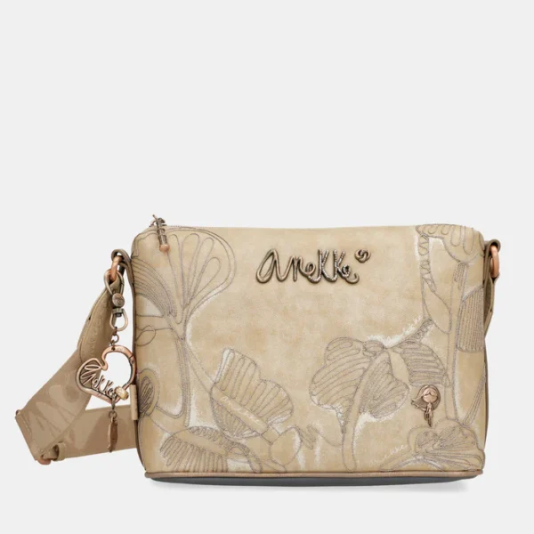 Γυναικεία Τσάντα Crossbody Bag Medium Anekke Memories Μπεζ